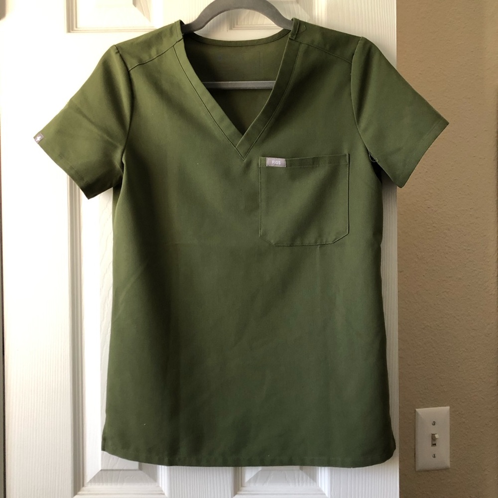 Figs Dark Olive XXS set